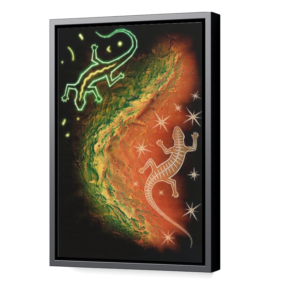 Thumbnail for Canvas - Black Floating Frame