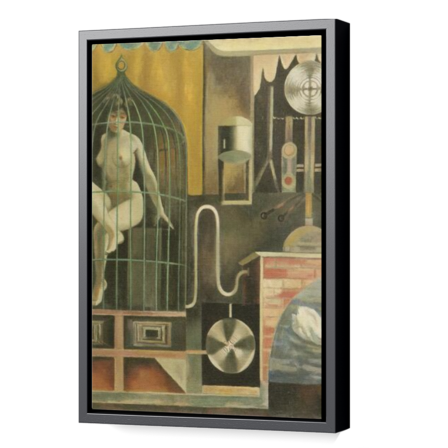 Thumbnail for Canvas - Black Floating Frame
