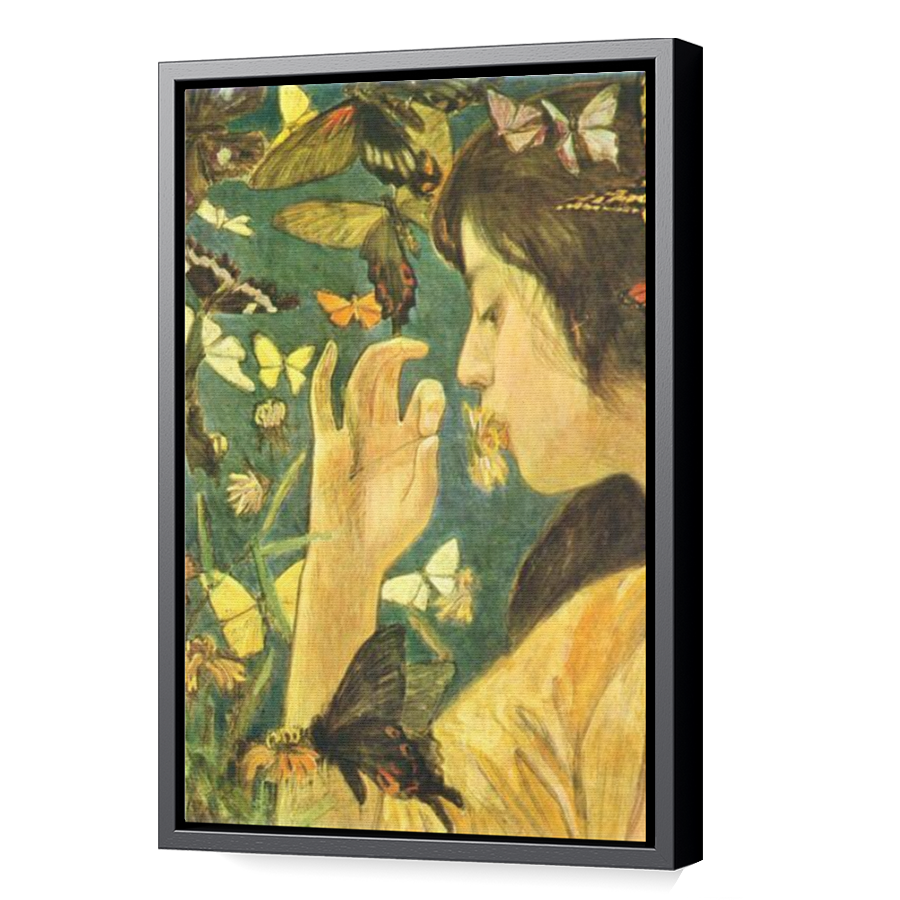 Thumbnail for Canvas - Black Floating Frame