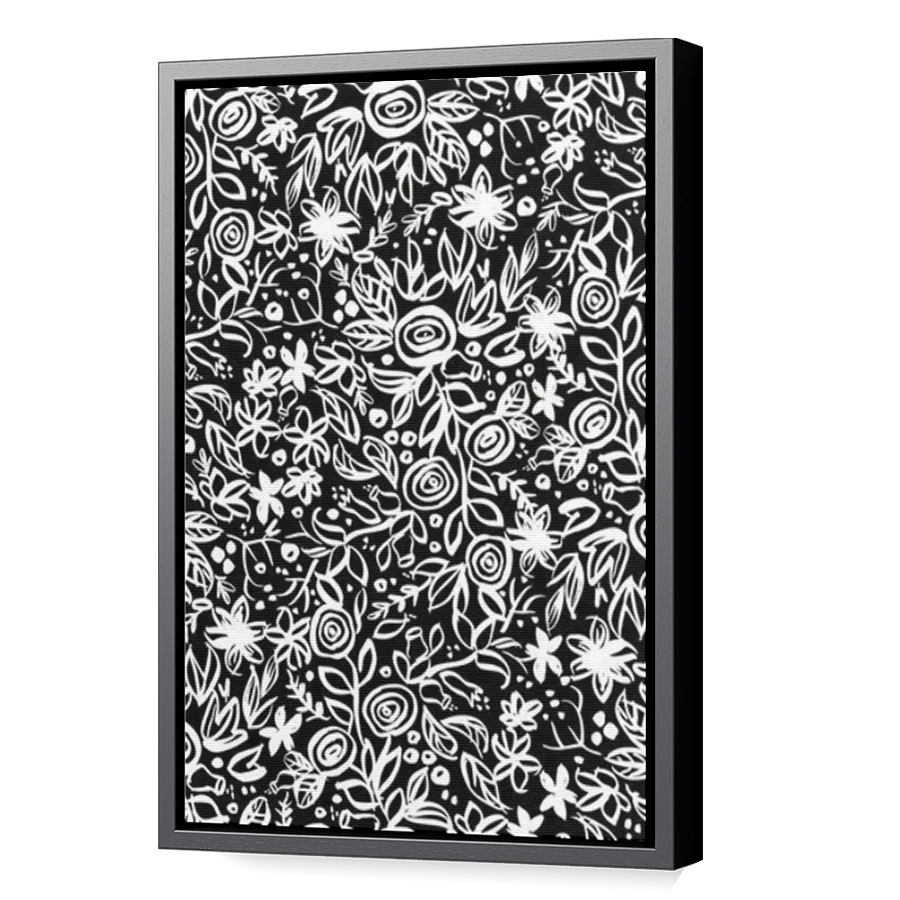 Thumbnail for Canvas - Black Floating Frame