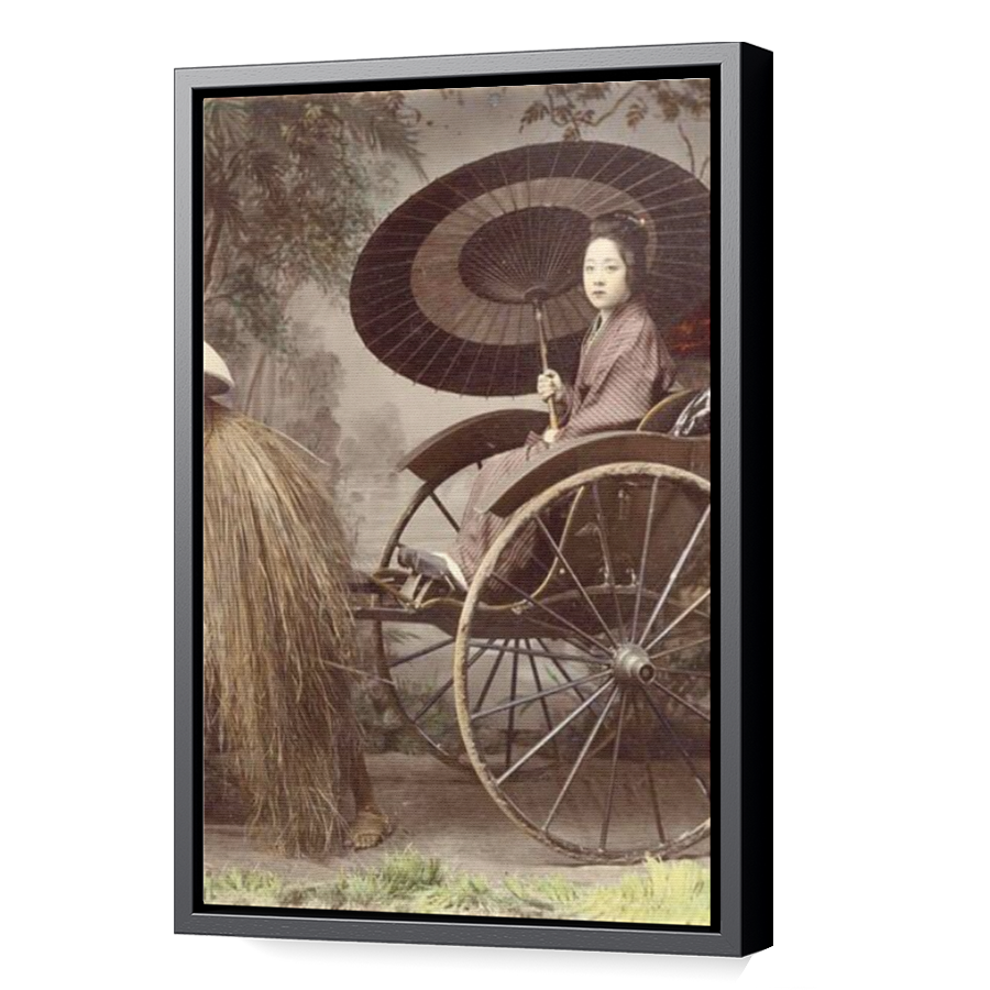 Thumbnail for Canvas - Black Floating Frame