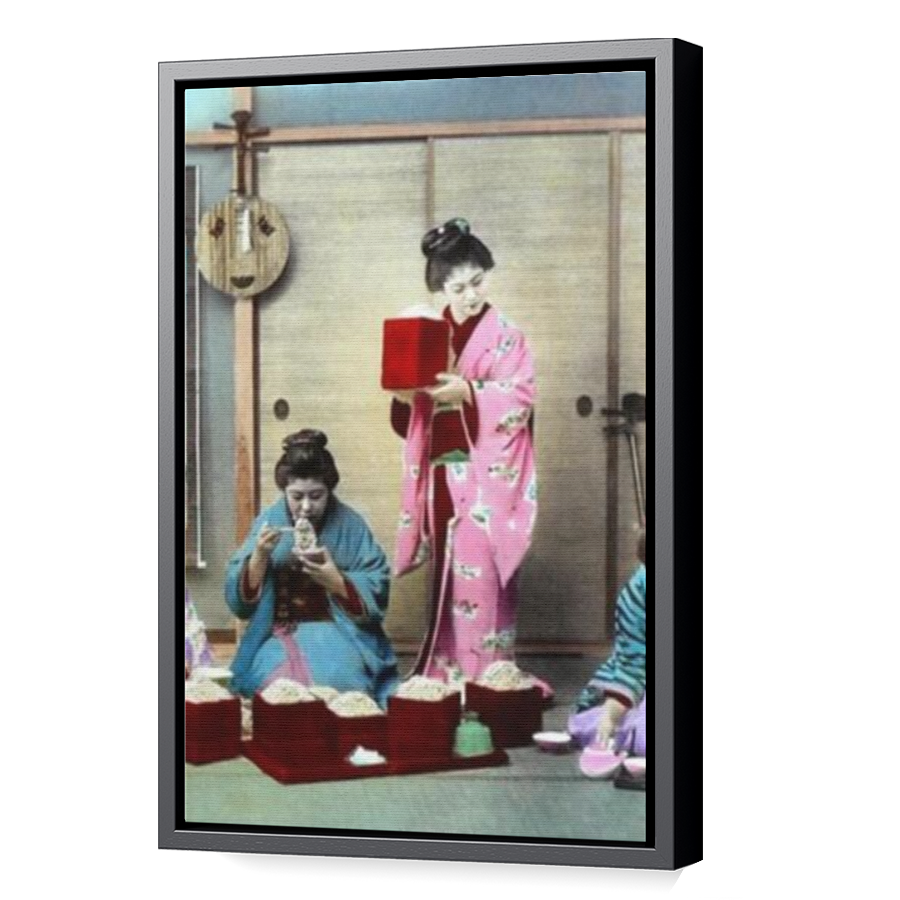 Thumbnail for Canvas - Black Floating Frame