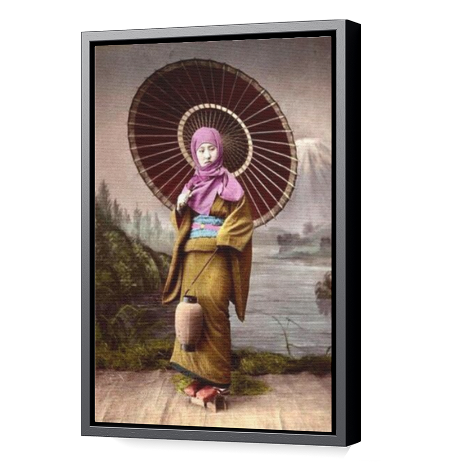 Thumbnail for Canvas - Black Floating Frame