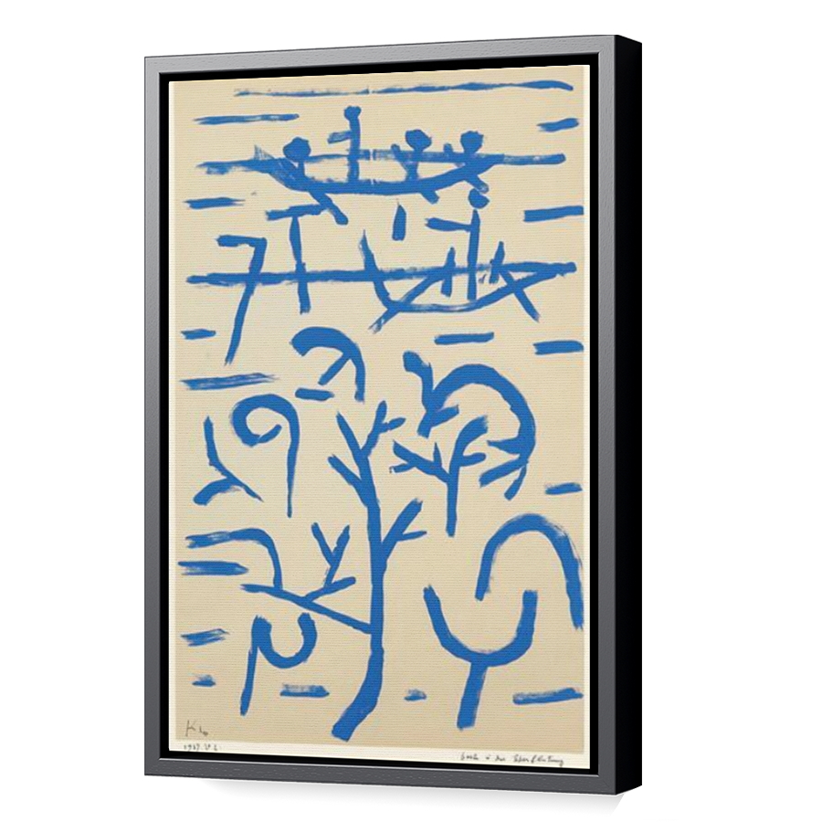 Thumbnail for Canvas - Black Floating Frame