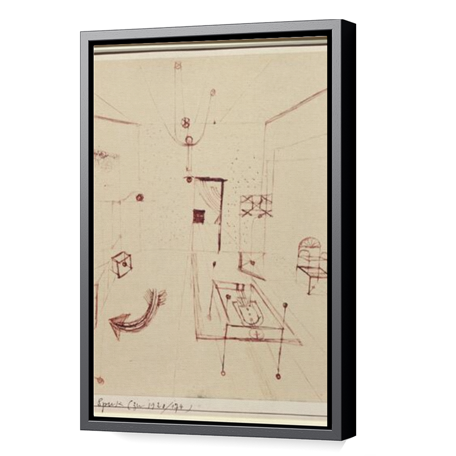 Thumbnail for Canvas - Black Floating Frame