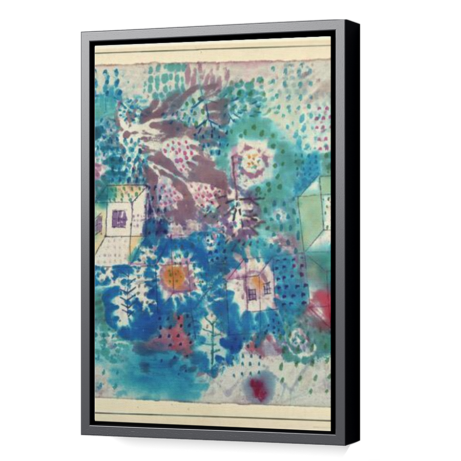 Thumbnail for Canvas - Black Floating Frame
