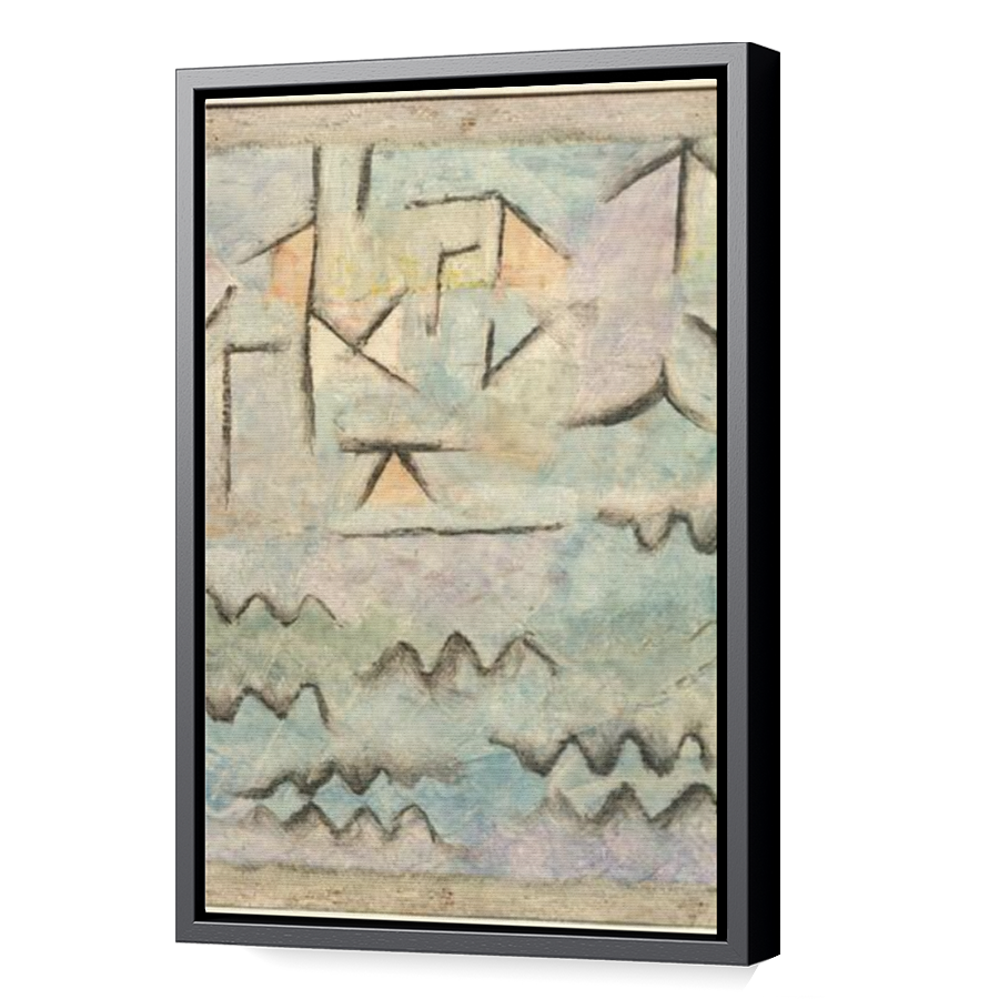 Thumbnail for Canvas - Black Floating Frame