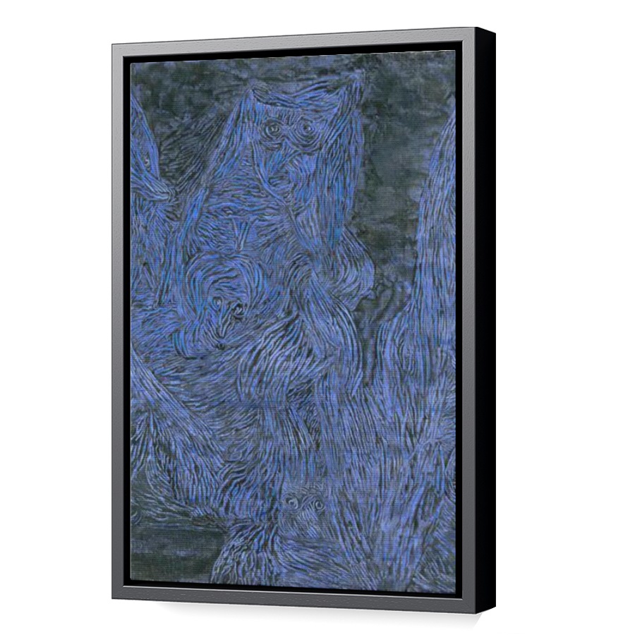 Thumbnail for Canvas - Black Floating Frame
