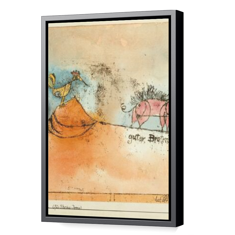 Thumbnail for Canvas - Black Floating Frame