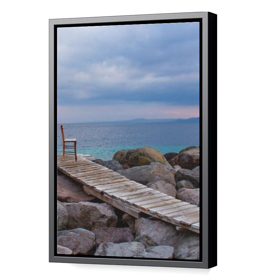 Thumbnail for Canvas - Black Floating Frame
