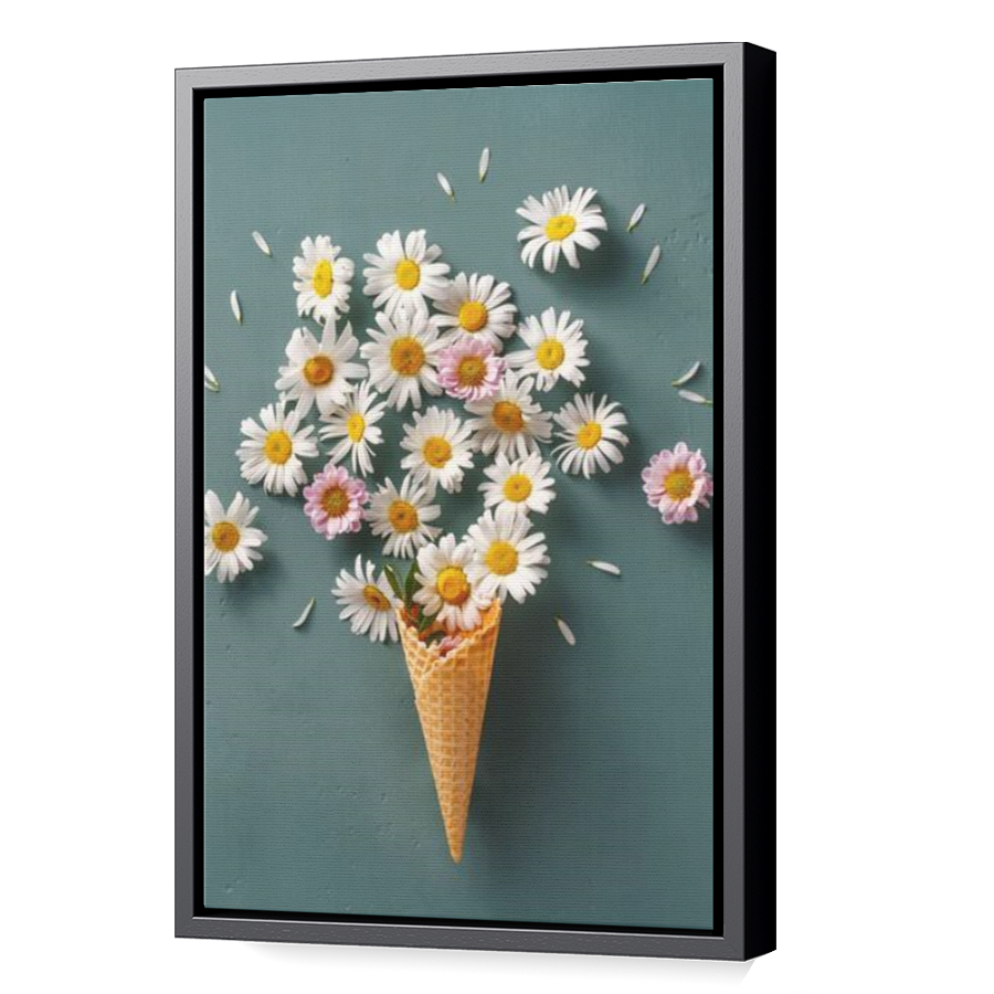 Thumbnail for Canvas - Black Floating Frame