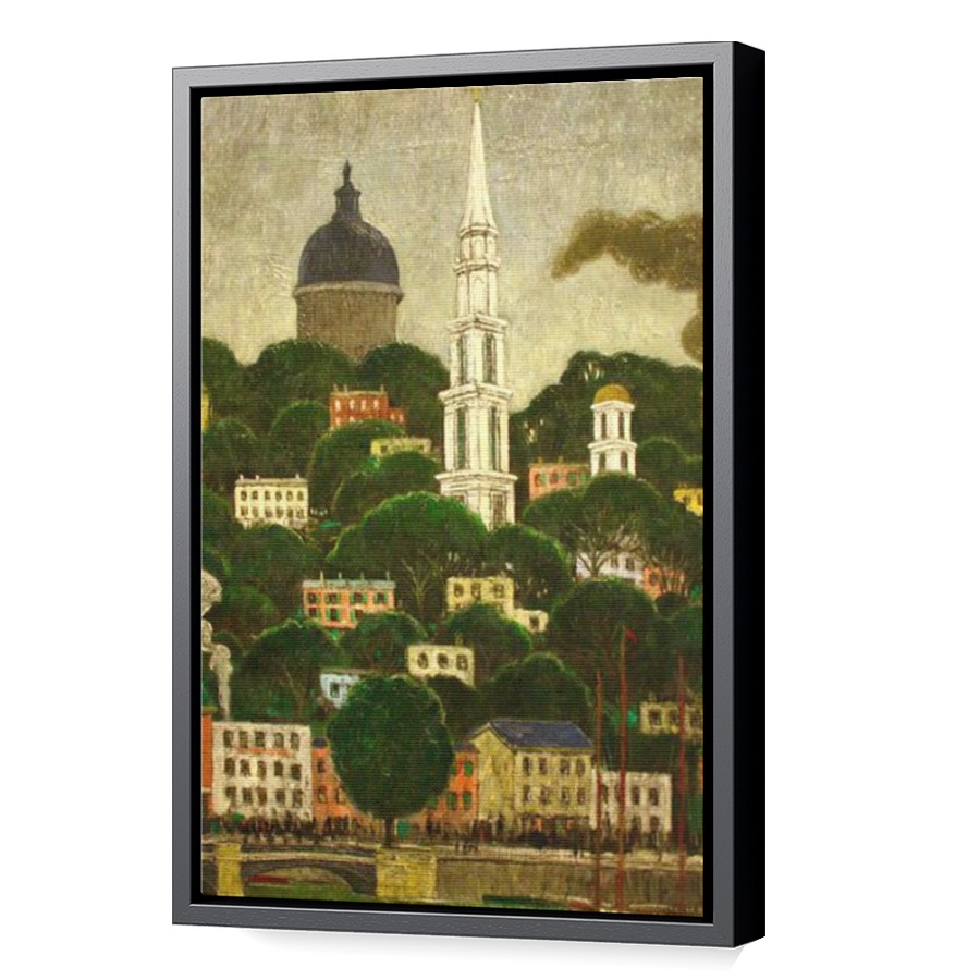 Thumbnail for Canvas - Black Floating Frame