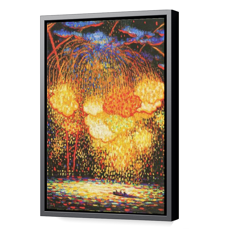 Thumbnail for Canvas - Black Floating Frame