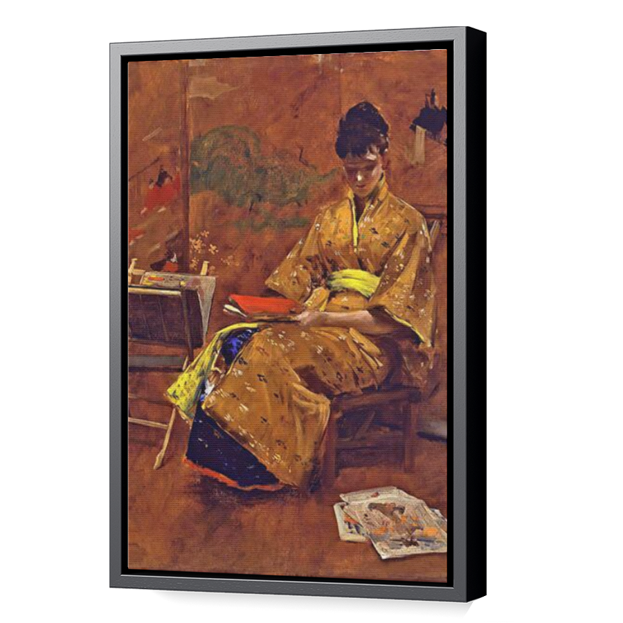Thumbnail for Canvas - Black Floating Frame