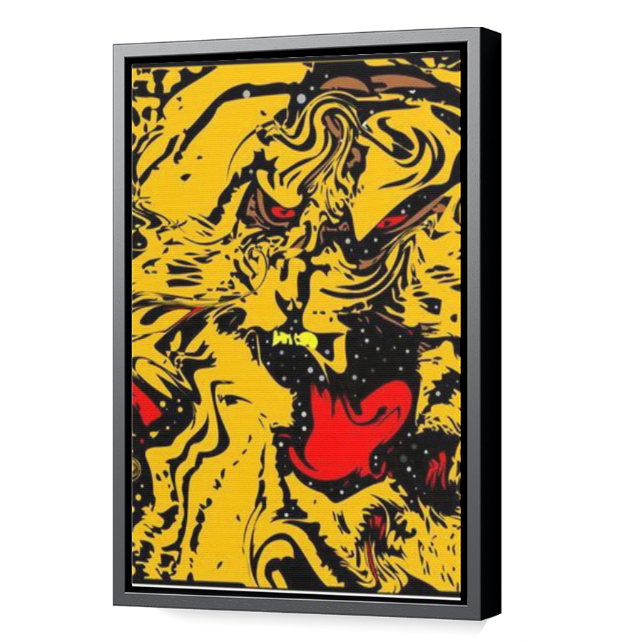 Thumbnail for Canvas - Black Floating Frame