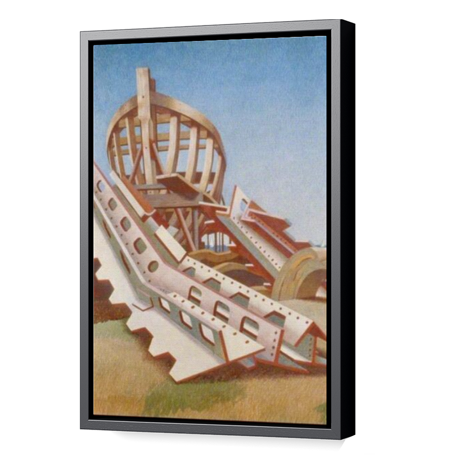 Thumbnail for Canvas - Black Floating Frame