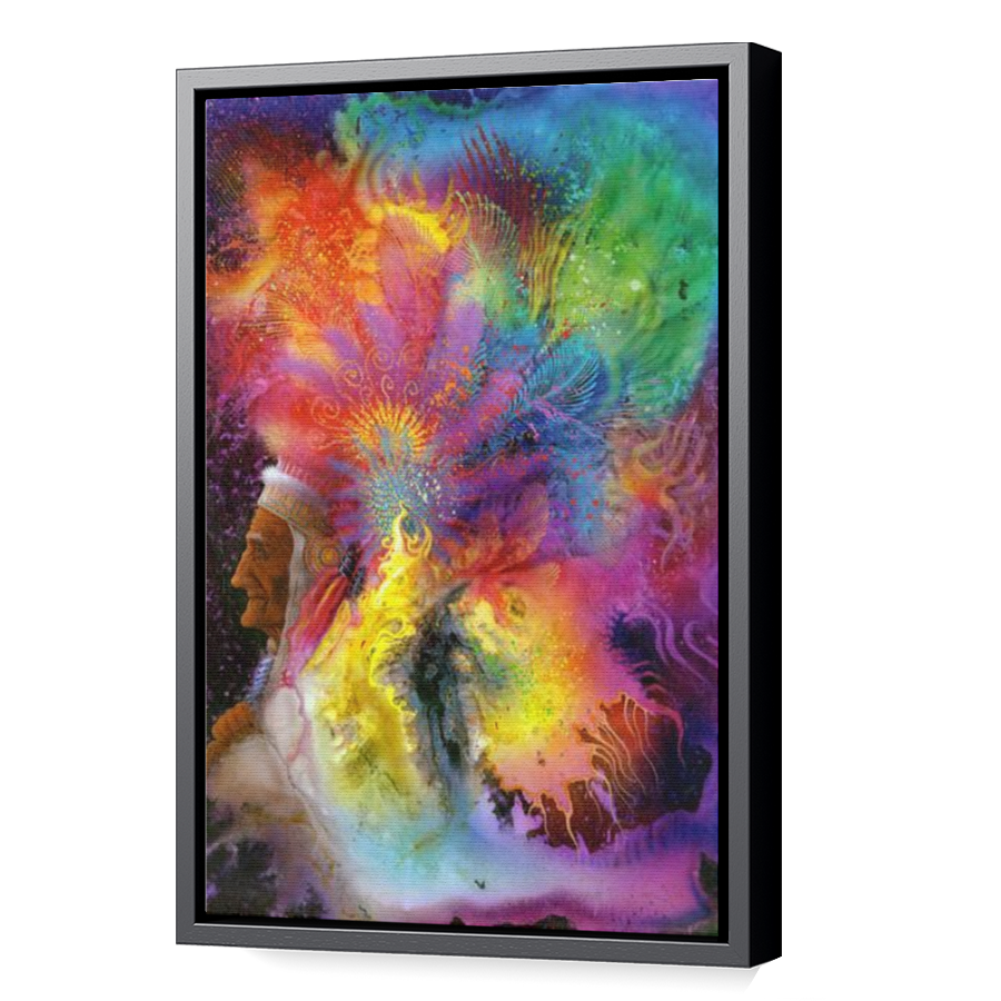 Thumbnail for Canvas - Black Floating Frame