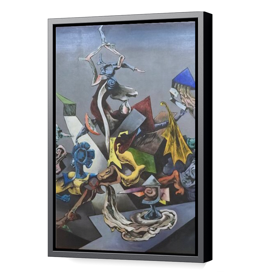 Thumbnail for Canvas - Black Floating Frame