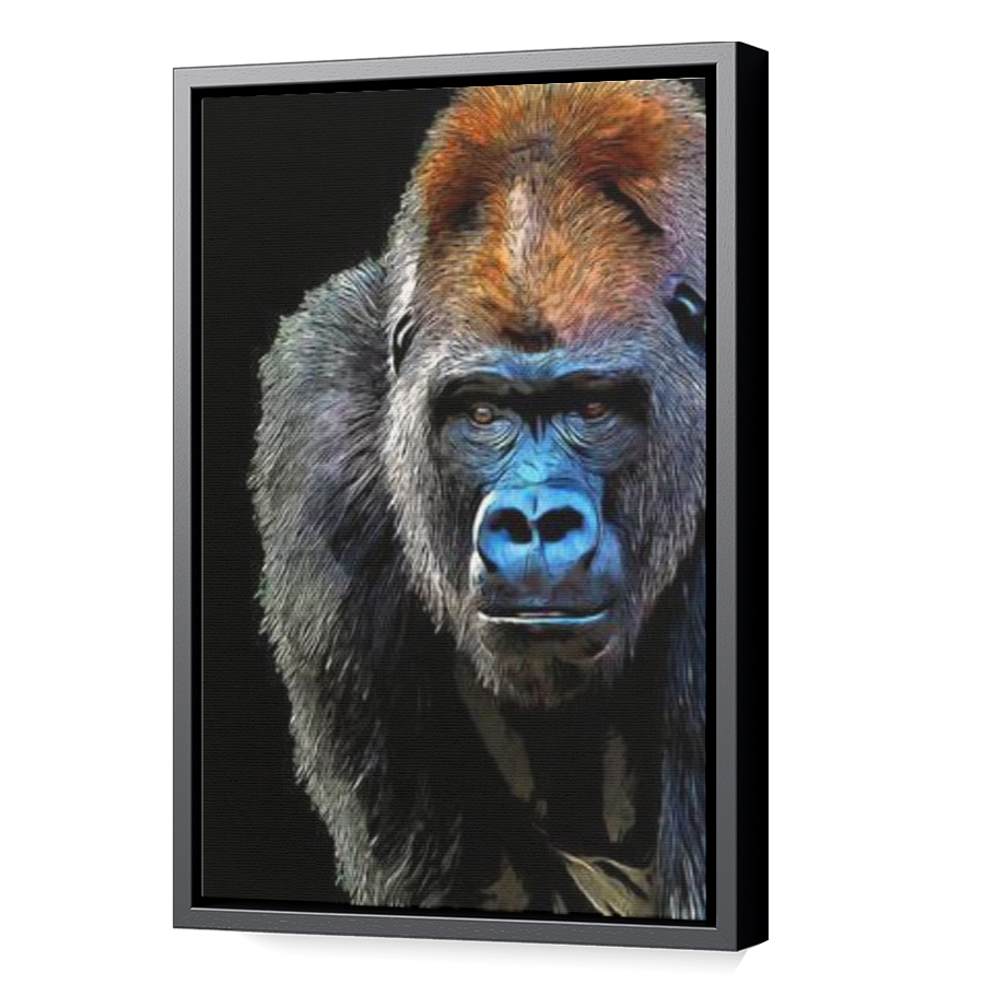 Thumbnail for Canvas - Black Floating Frame