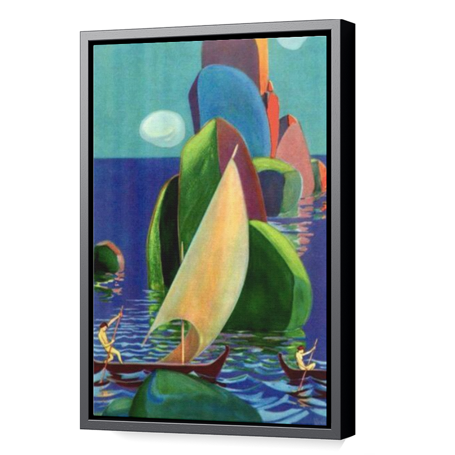 Thumbnail for Canvas - Black Floating Frame