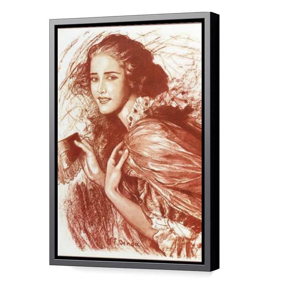 Thumbnail for Canvas - Black Floating Frame