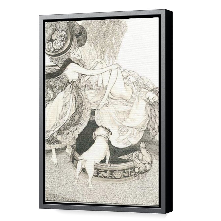 Thumbnail for Canvas - Black Floating Frame