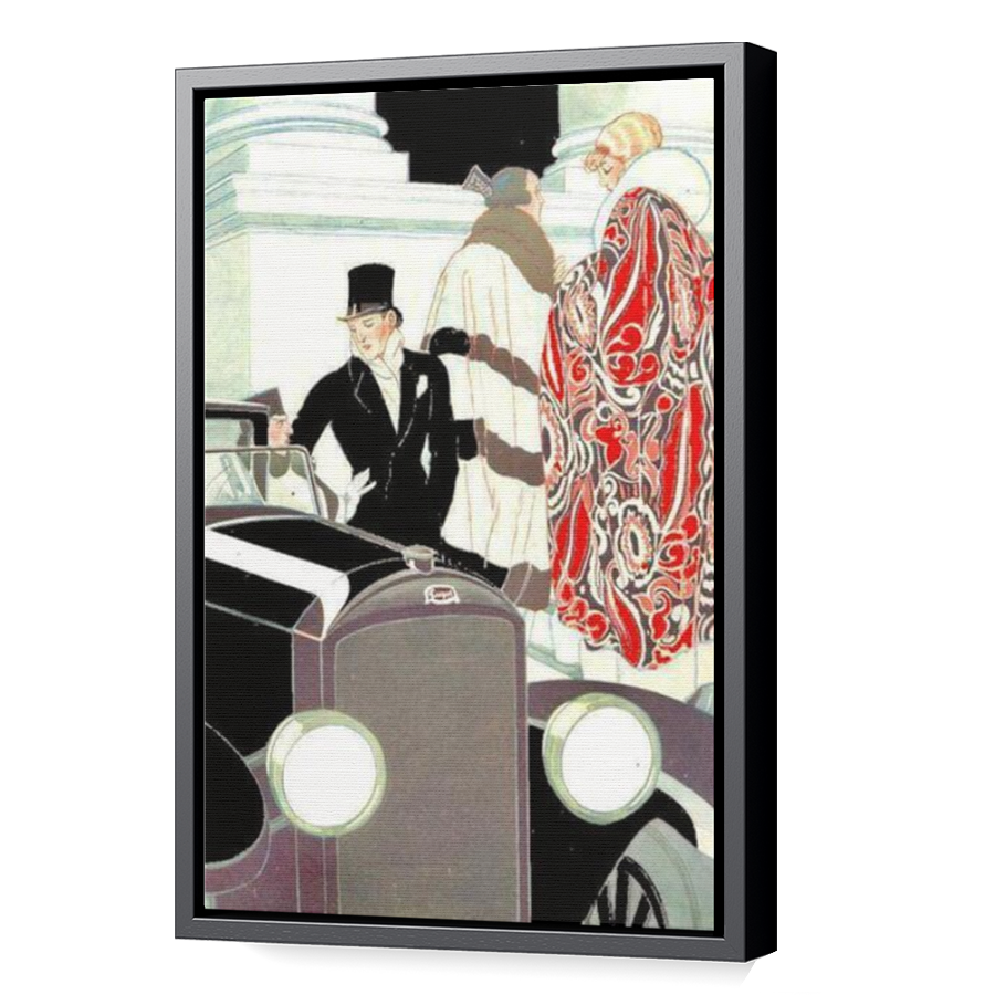 Thumbnail for Canvas - Black Floating Frame