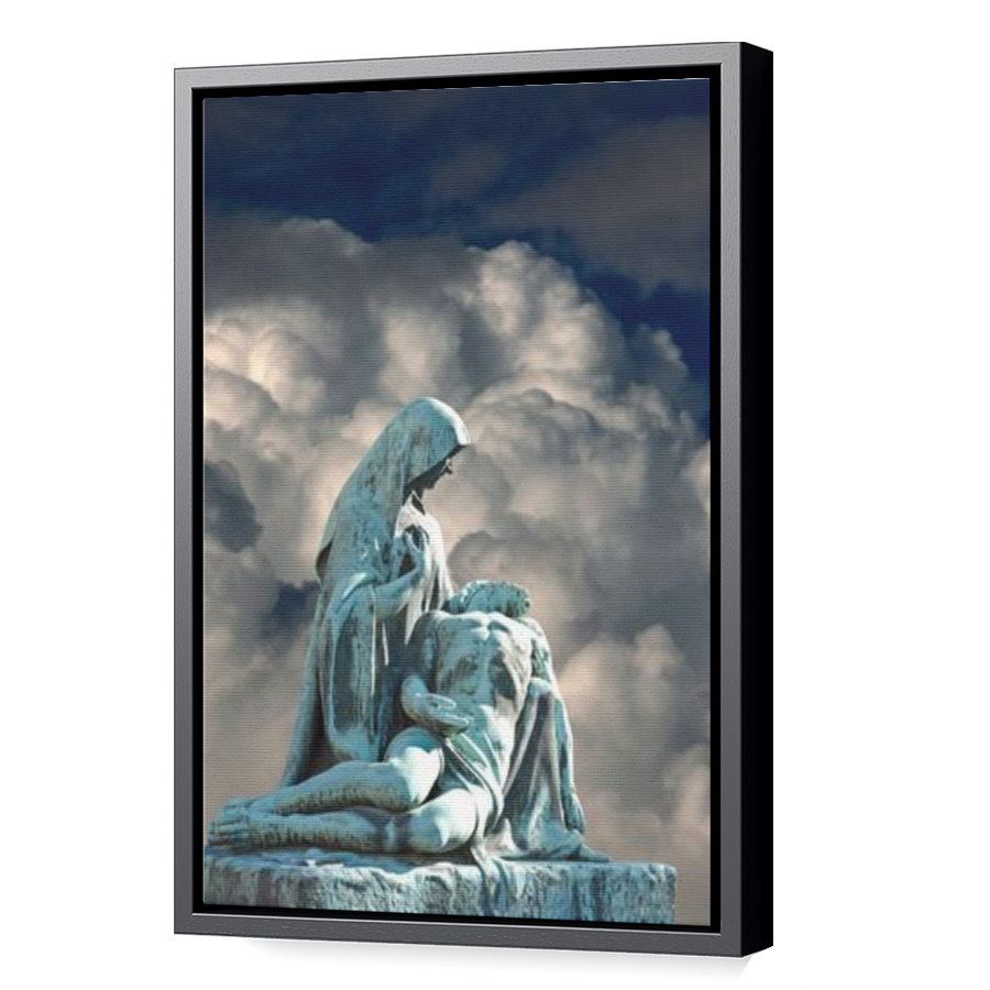 Thumbnail for Canvas - Black Floating Frame