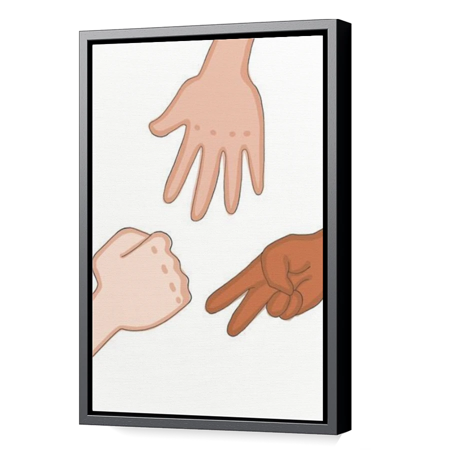 Thumbnail for Canvas - Black Floating Frame