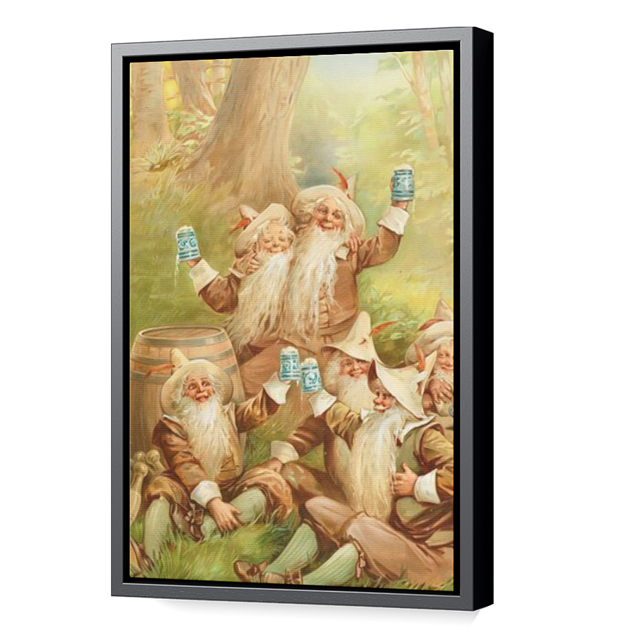 Thumbnail for Canvas - Black Floating Frame