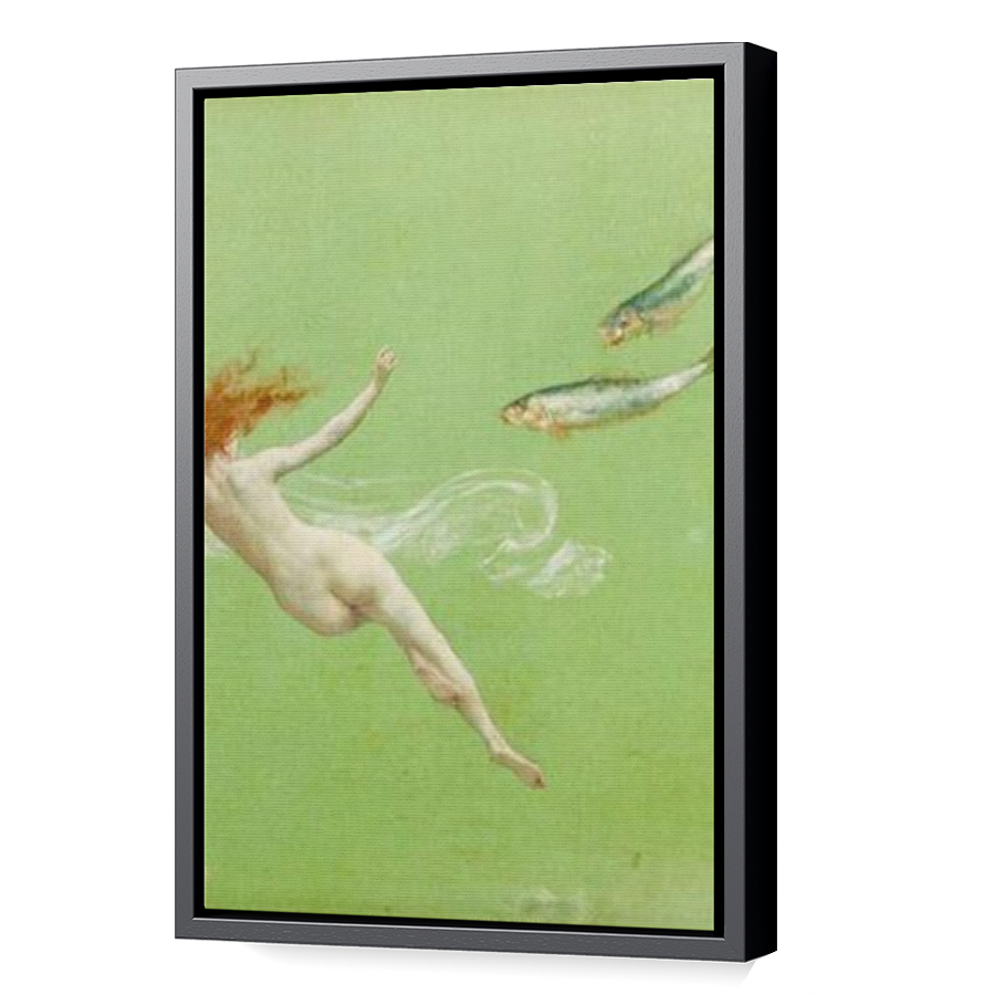 Thumbnail for Canvas - Black Floating Frame
