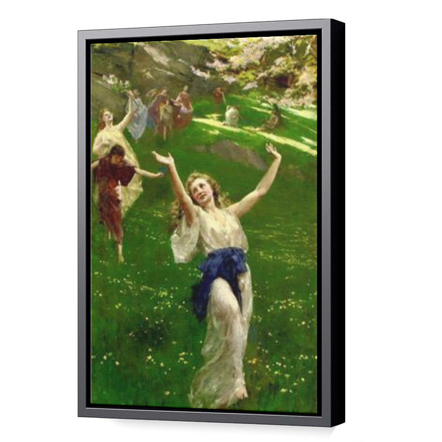 Thumbnail for Canvas - Black Floating Frame
