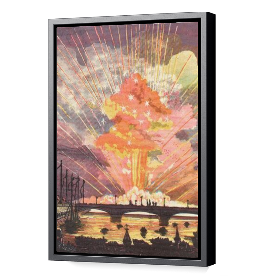 Thumbnail for Canvas - Black Floating Frame
