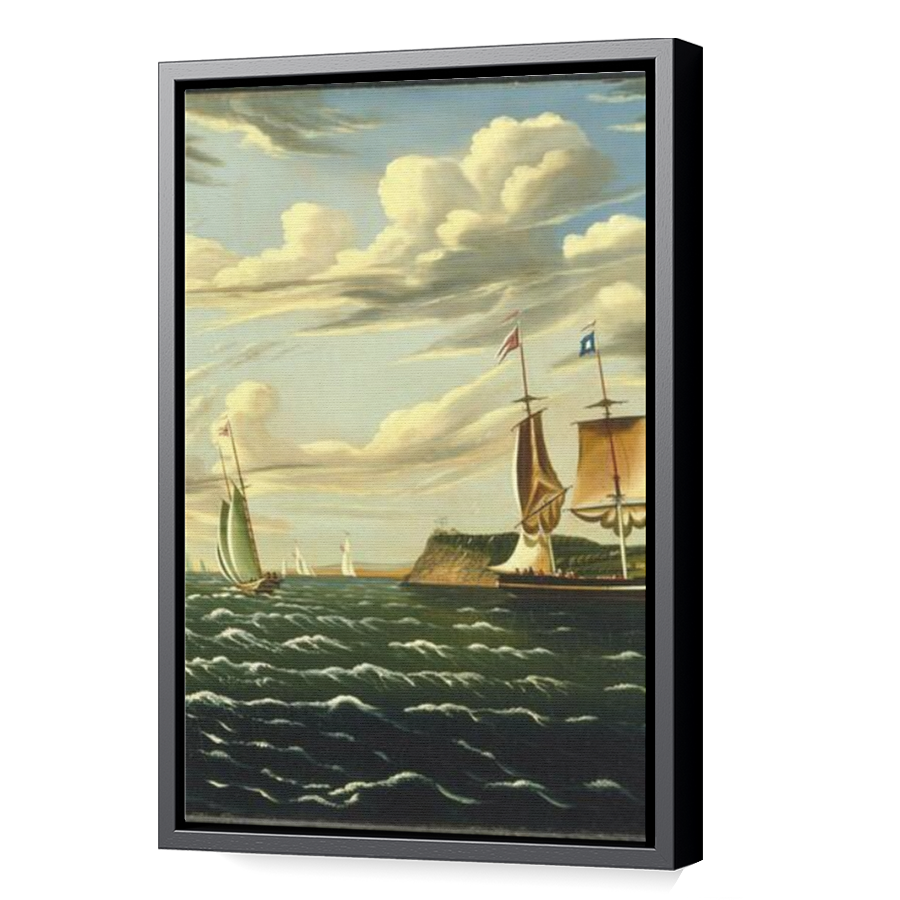 Thumbnail for Canvas - Black Floating Frame