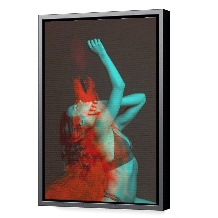 Thumbnail for Canvas - Black Floating Frame