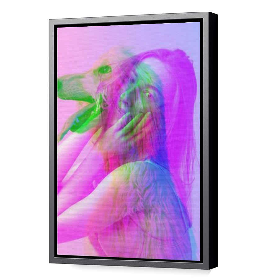 Thumbnail for Canvas - Black Floating Frame