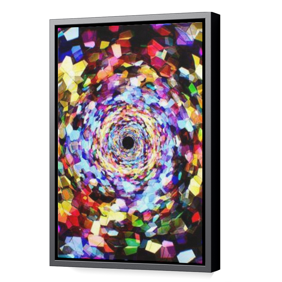 Thumbnail for Canvas - Black Floating Frame