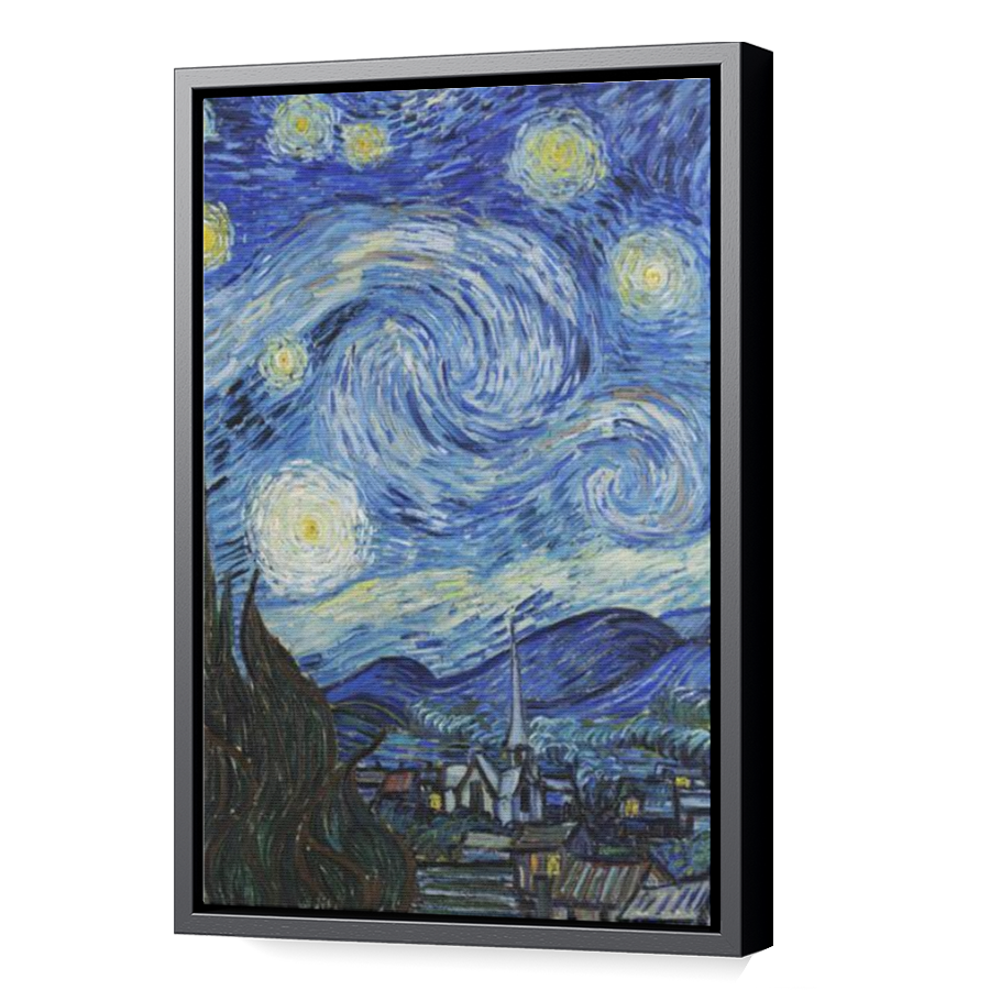 Thumbnail for Canvas - Black Floating Frame