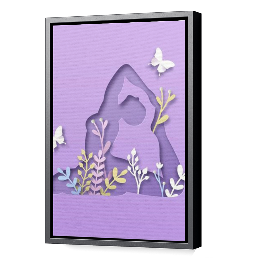 Thumbnail for Canvas - Black Floating Frame