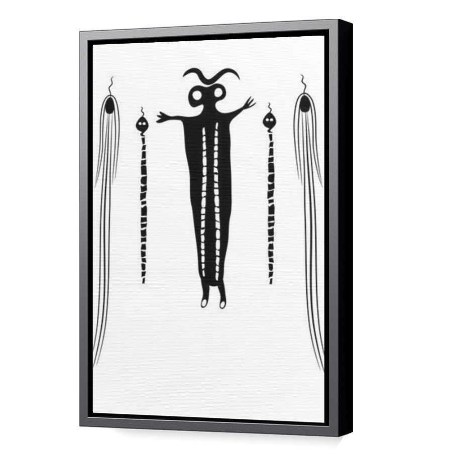 Thumbnail for Canvas - Black Floating Frame