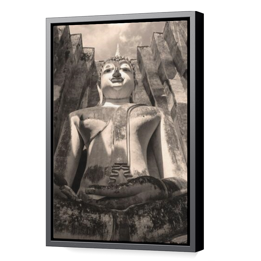 Thumbnail for Canvas - Black Floating Frame