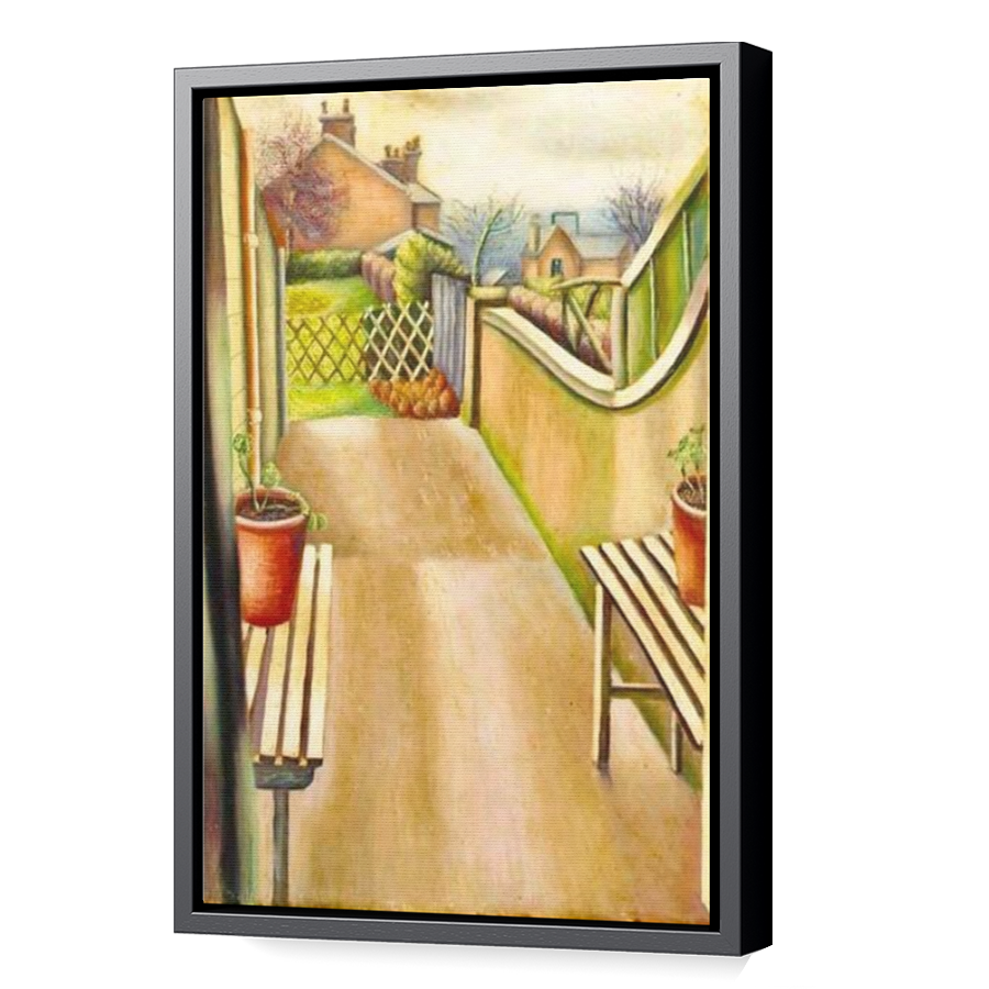 Thumbnail for Canvas - Black Floating Frame