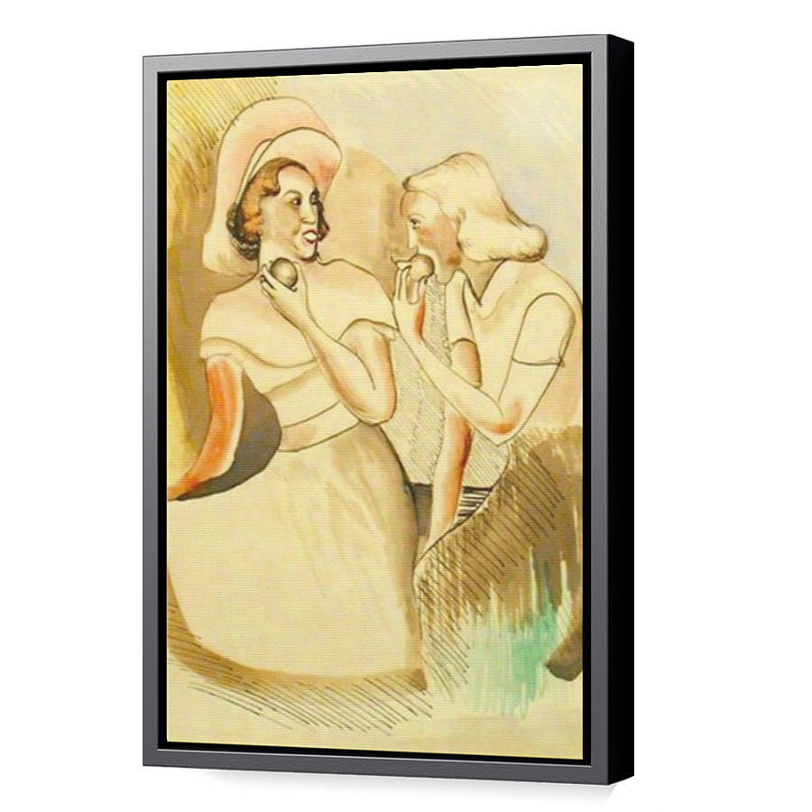 Thumbnail for Canvas - Black Floating Frame