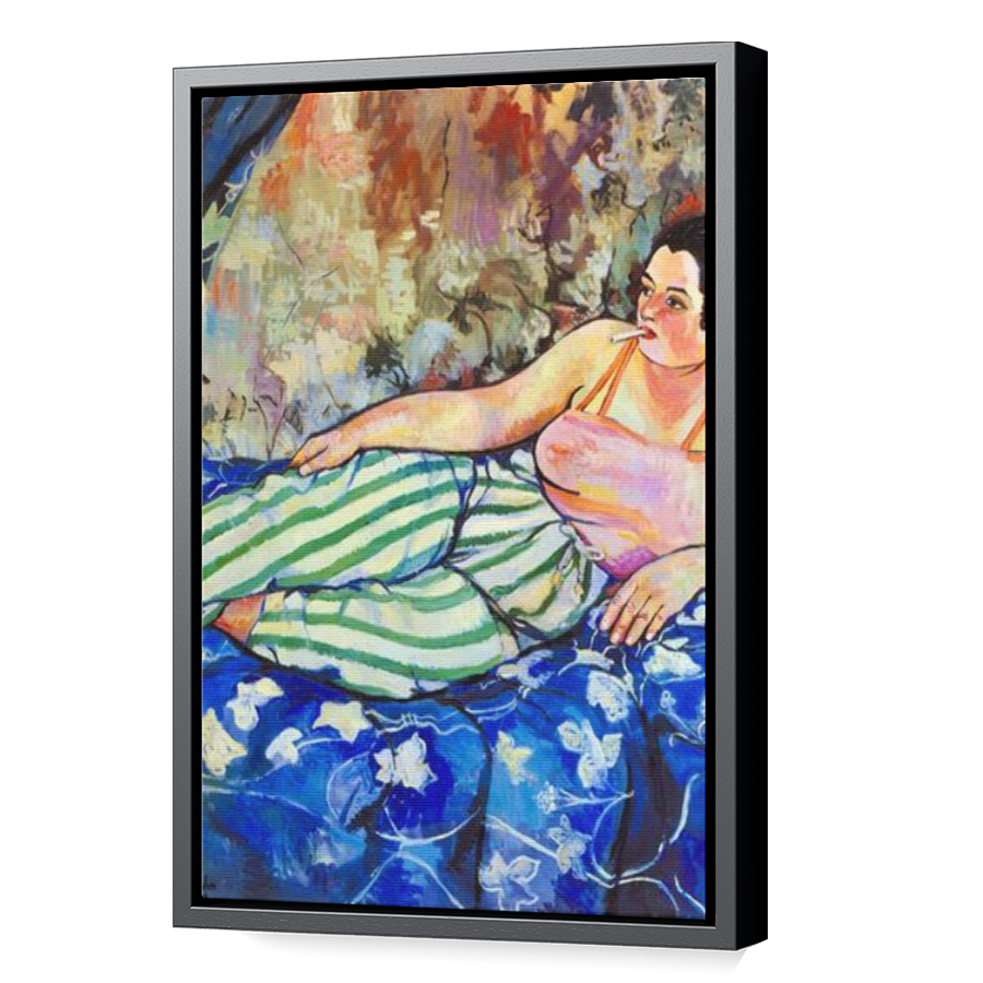 Thumbnail for Canvas - Black Floating Frame