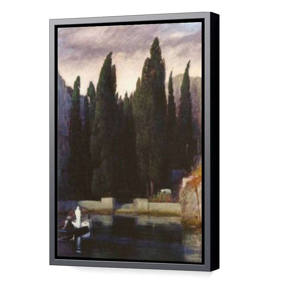 Thumbnail for Canvas - Black Floating Frame