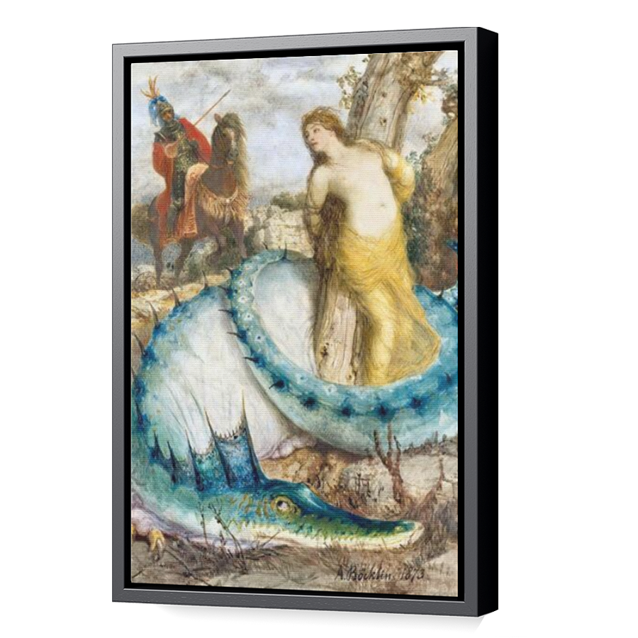 Thumbnail for Canvas - Black Floating Frame