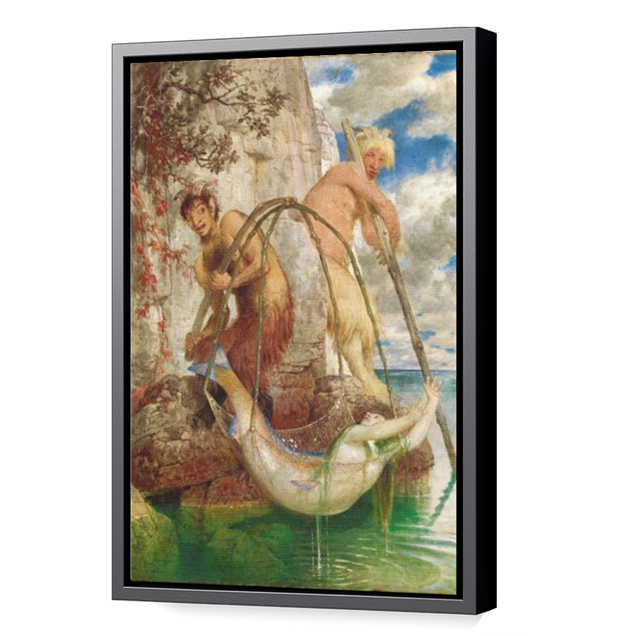 Thumbnail for Canvas - Black Floating Frame