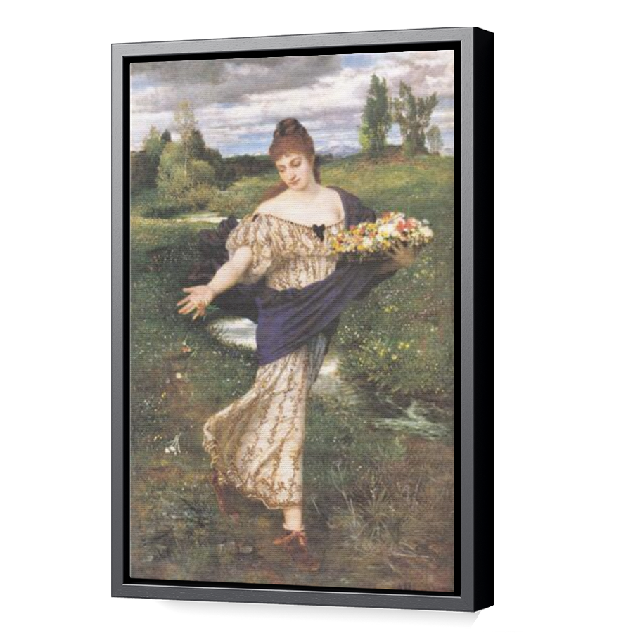 Thumbnail for Canvas - Black Floating Frame