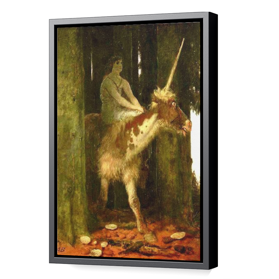 Thumbnail for Canvas - Black Floating Frame