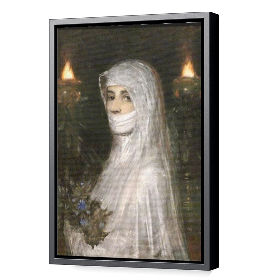 Thumbnail for Canvas - Black Floating Frame